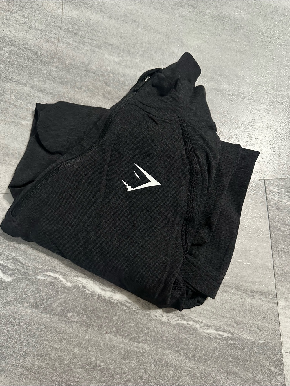 Men’s Gymshark Vital 1/4 Zip pullover in black
